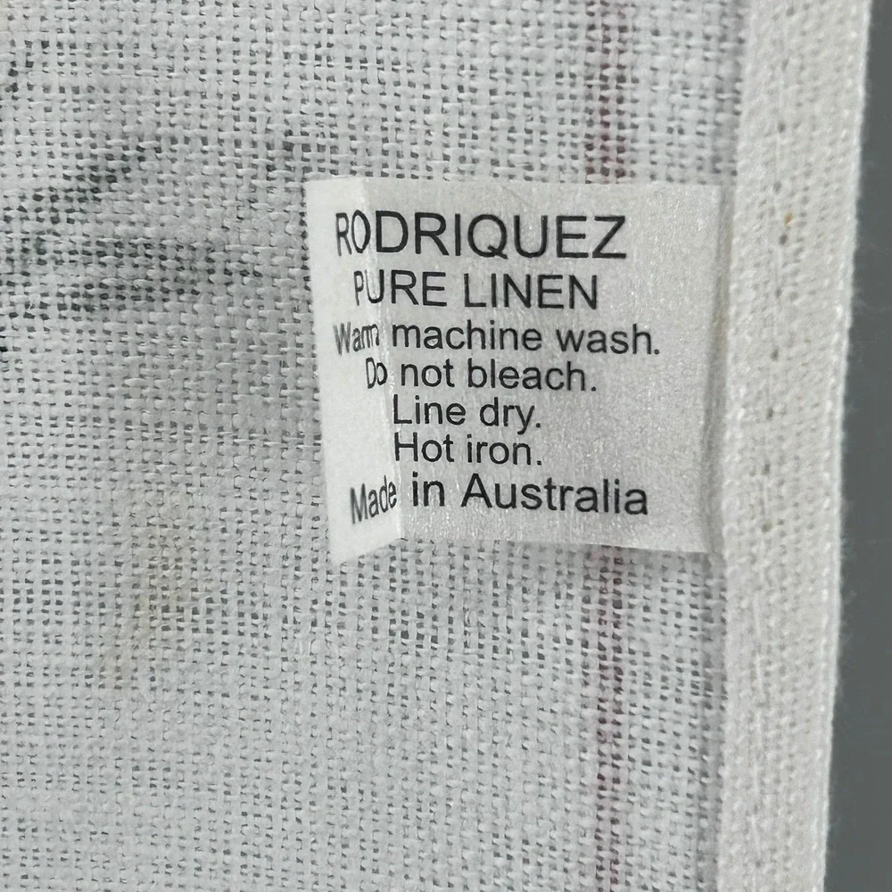 Rodriguez Waltzing Matilda Australia Pure Linen Tea Towel Banjo Paterson Poem
